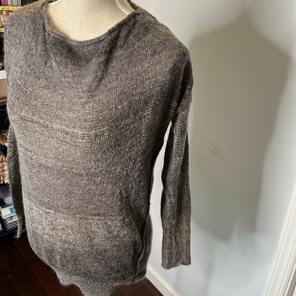 LOFT grey knit sweater - Picture 5 of 9